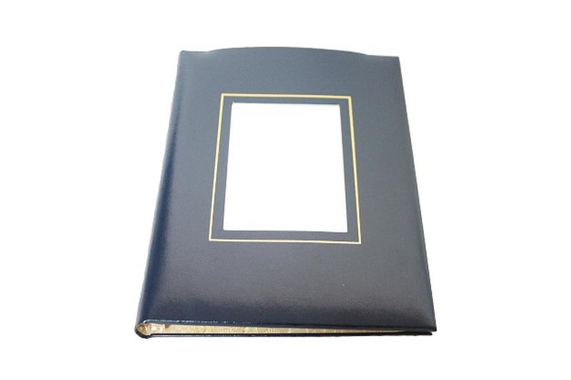 Picture Frame Book of Condolence (Navy)