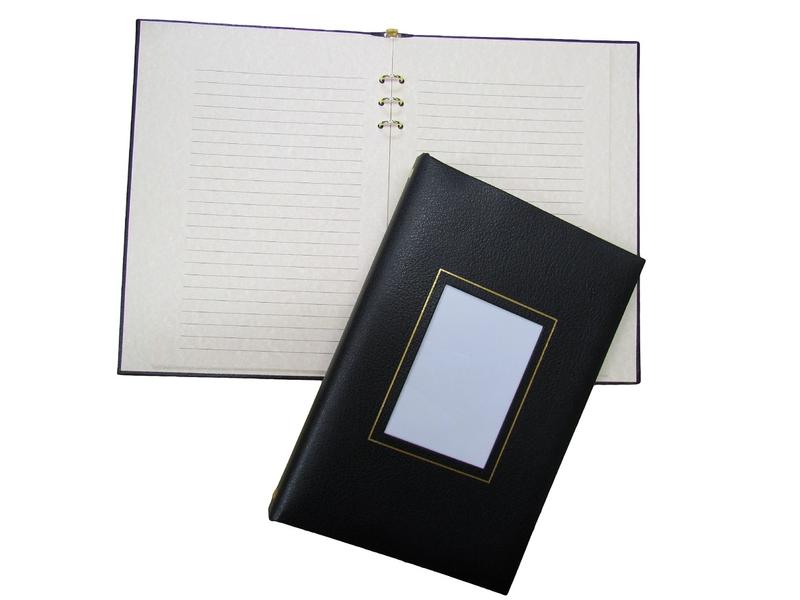 Picture Frame Book of Condolence (Black)