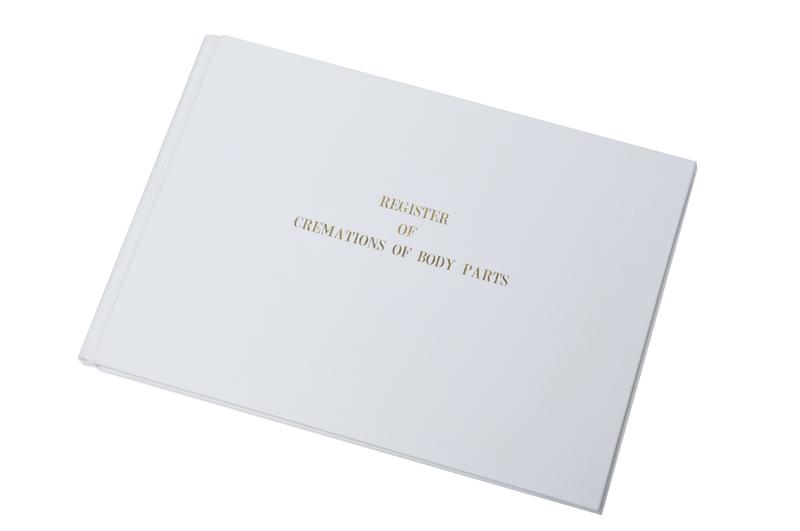 Register of cremation of body parts