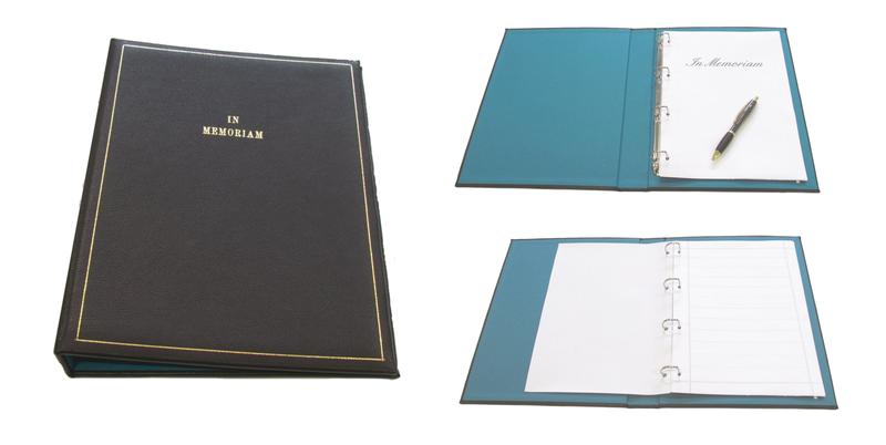 In Memoriam Condolence Binder