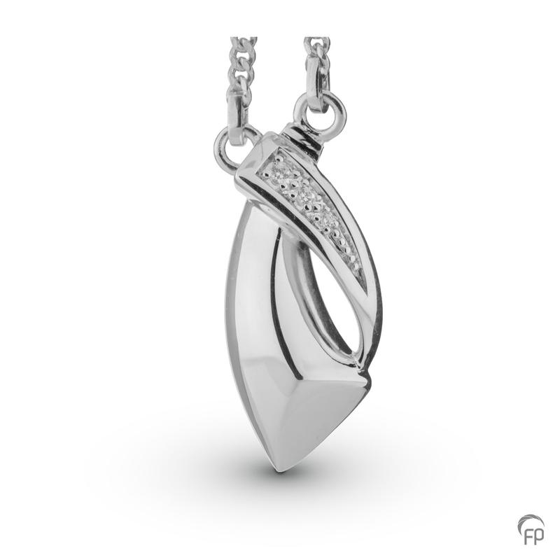 Sterling Silver Crossover Pendant