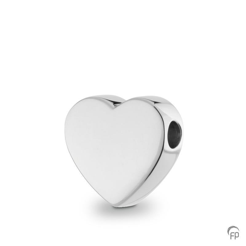 Sterling Silver Heart Slide Pendant