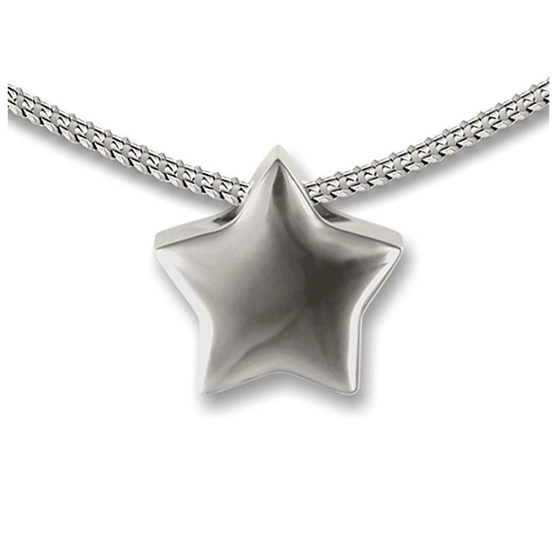 Sterling Silver Star Slide Pendant 