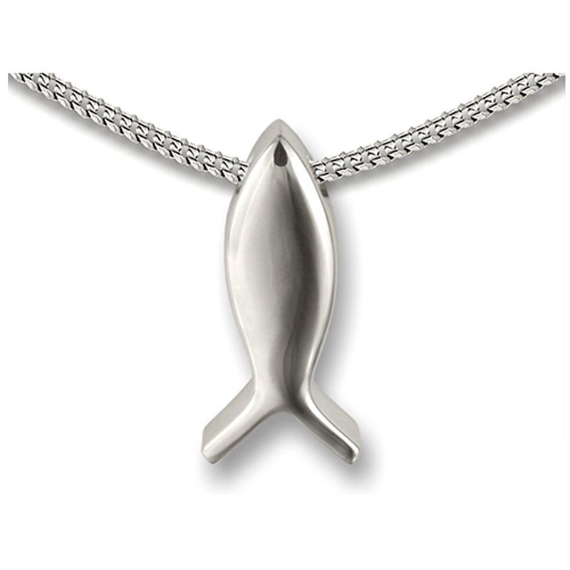 Sterling Silver Fish Slide Pendant (CLEARANCE STOCK PRICE REDUCED)