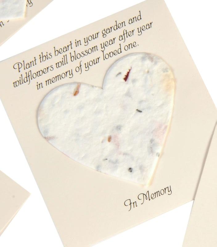 Seed Paper Memorial Tokens [Hearts]