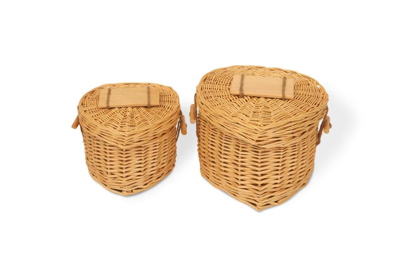 Willow Loving Heart Urn (Natural) - XL Adult