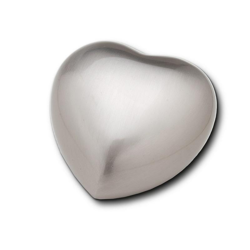 Keepsake Heart (Brushed Silver) 