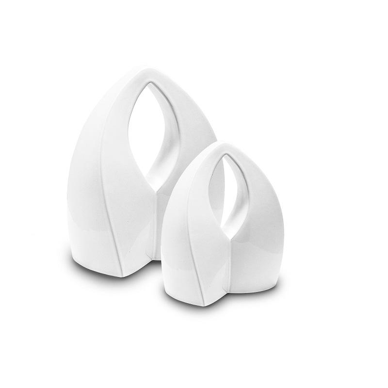 Ceramic Urn (White)