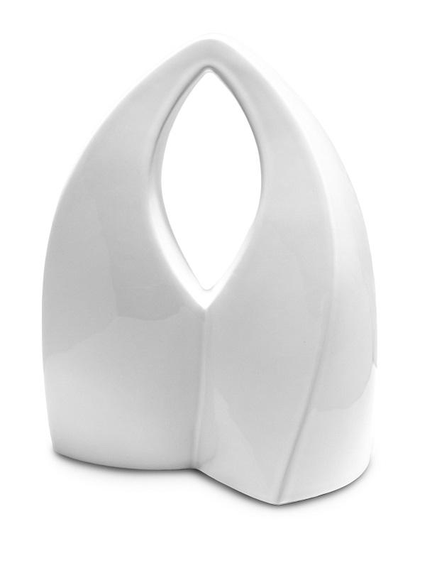 Medium Ceramic Urn (White)