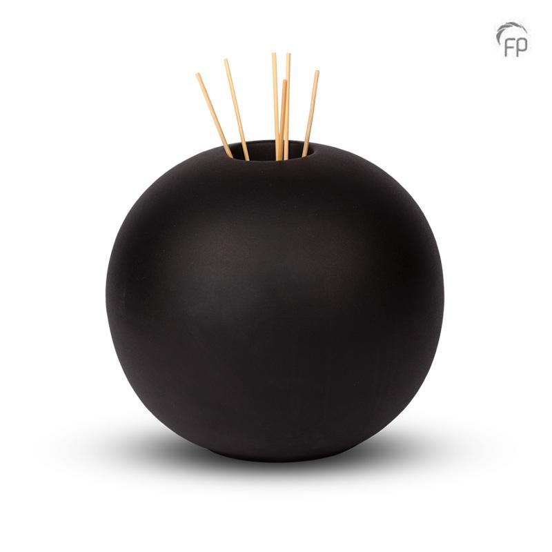 Ceramic Essence of Life Urn (Black) - Adult