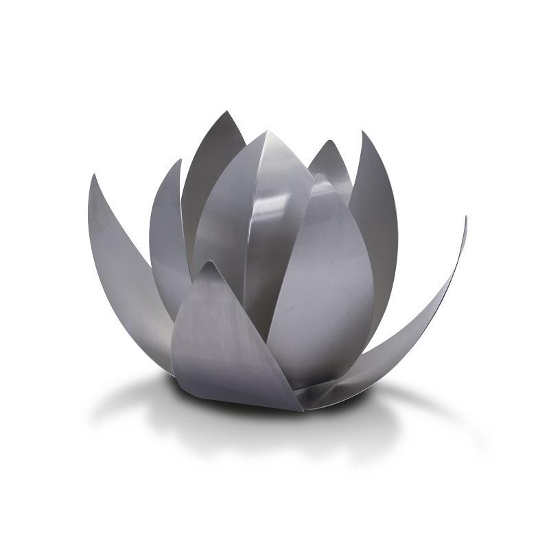 Stainless Steel Lotus Flower Urn (Steel) - XL Adult