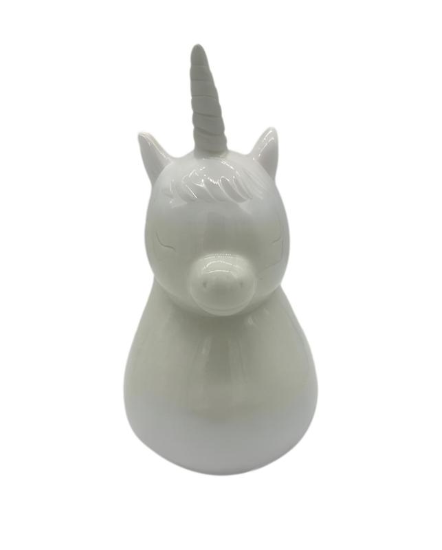 Ceramic Unicorn Urn (White) - Infant