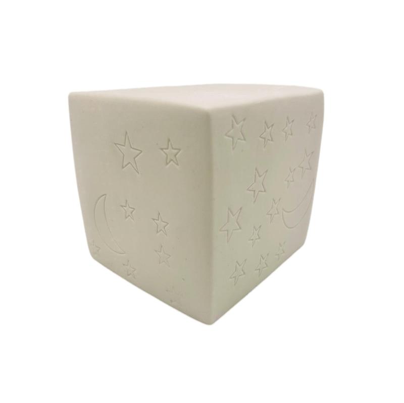 Ceramic Cube Urn (White) - Infant