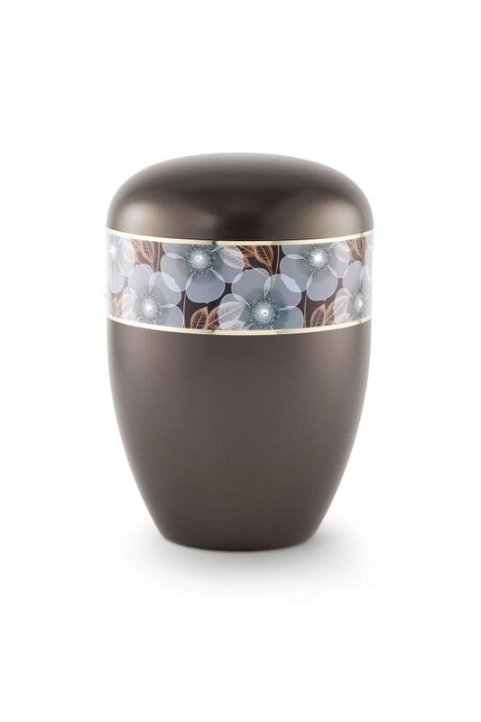 Arboform Urn (Flower Border - Chocolate