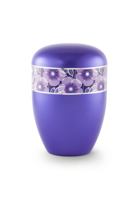 Arboform Urn (Flower Border - Violet)