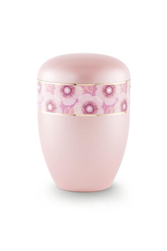 Arboform Urn (Flower Border - Pink)