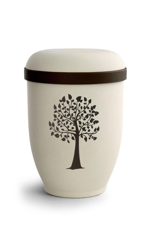 Arboform Urn (Natural Stone with Tree Design)