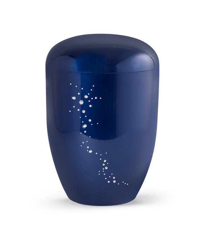 Arboform with a Crystal  Shooting Star - Midnight Blue