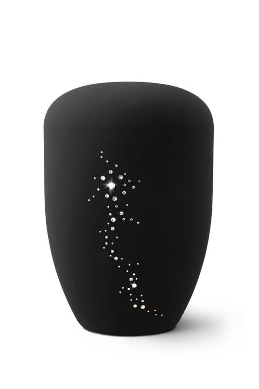 Arboform with Crystal Shooting Star Urn (Black)