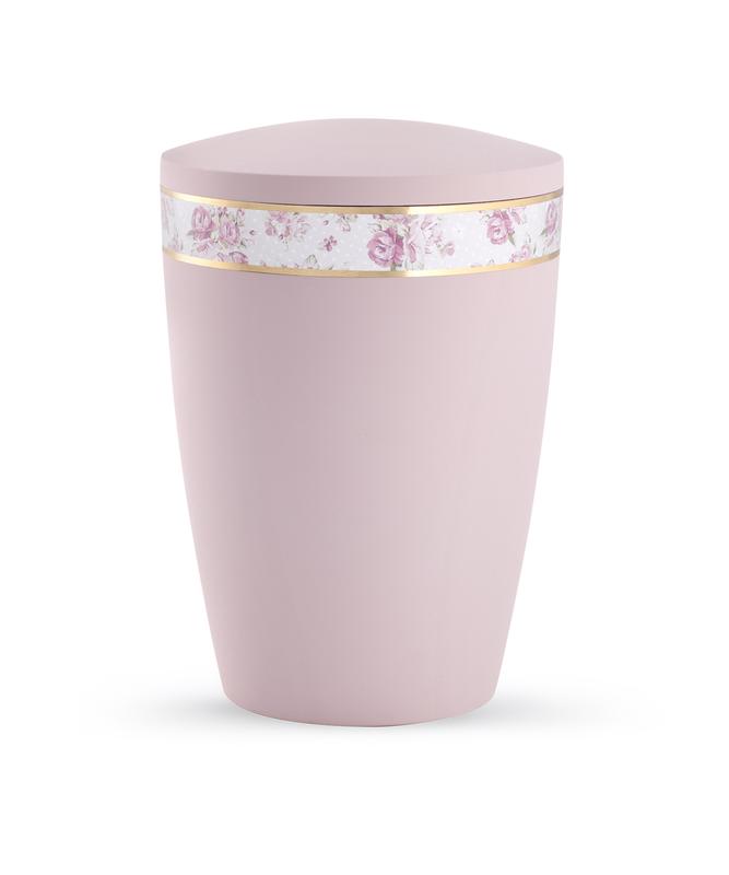 Arboform Urn - Pastell Edition - Rose with Rose Border