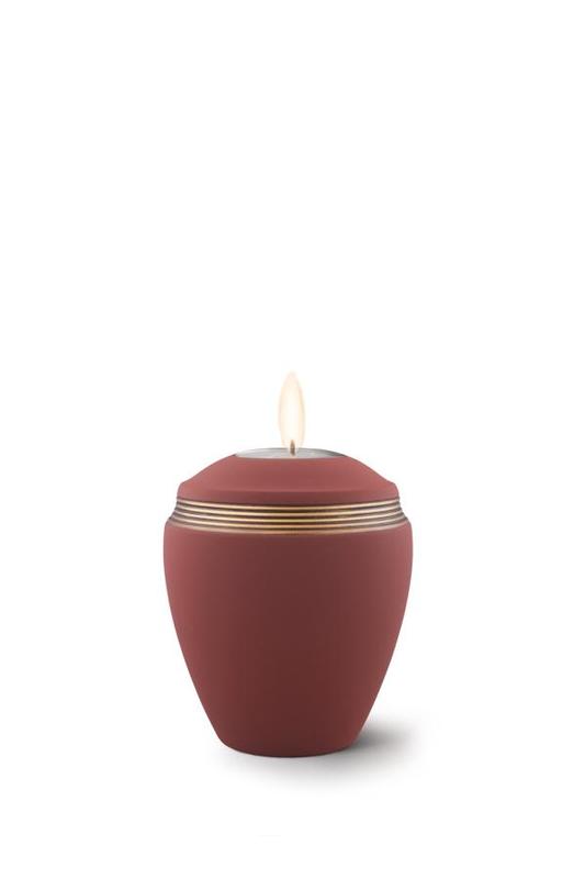 Candle Holder Keepsake (Maroon)