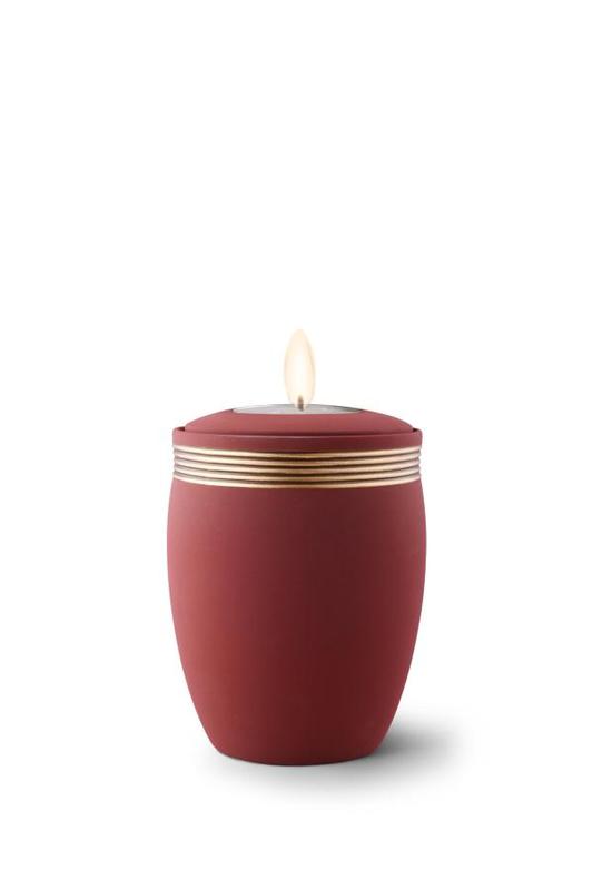 Candle Holder Keepsake (Maroon)