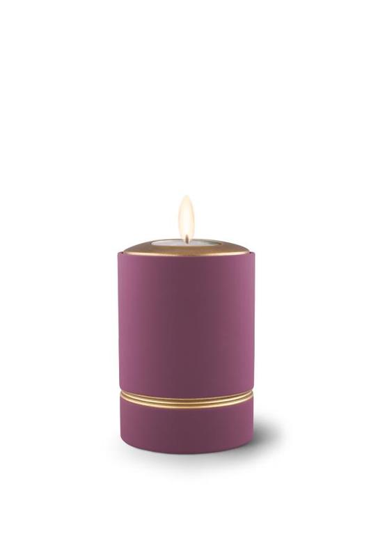 Candle Holder Keepsake (Burgundy)