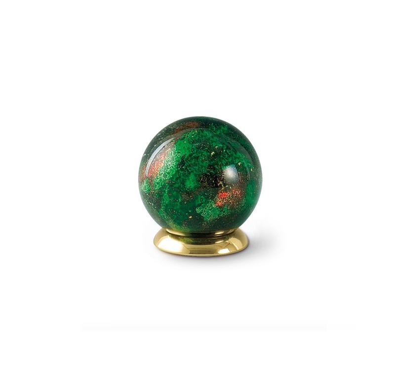 Glass Globe Keepsake - Green