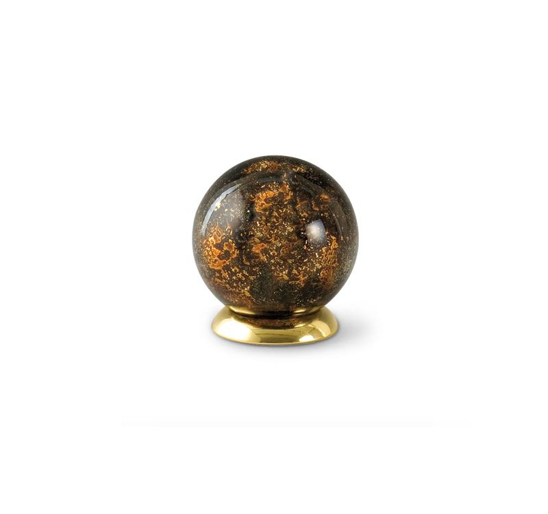 Glass Globe Keepsake - Amber