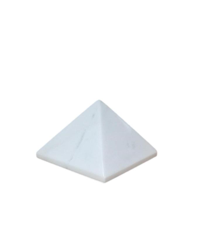 Marble Pyramid (White) - Keepsake (END OF LINE)