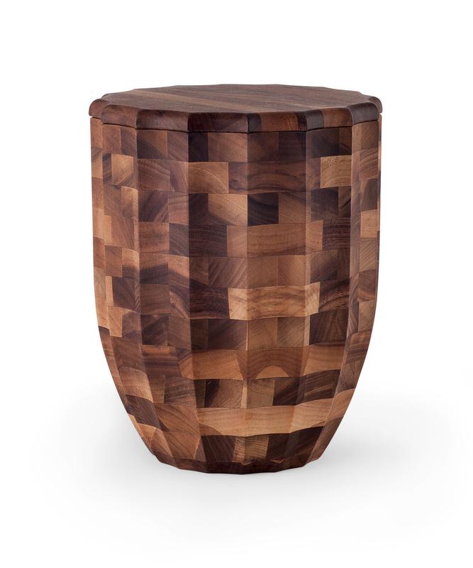 Wooden Urn - Walnut