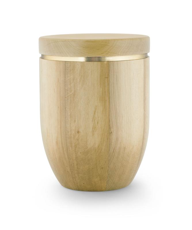 Wooden Urn (Flat Top in Natural Wood)