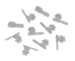 Ballot box arrow lock seal for plastic ballot box. colour grey