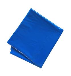 Blue plastic sacks