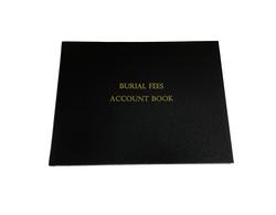 Burial Fees Account book
