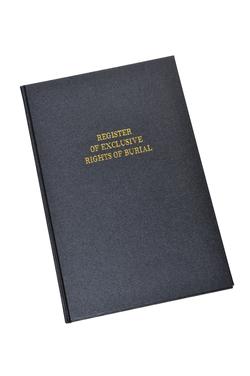 Register of grants of exclusive right of burial