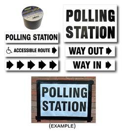 Outdoor signage pack (moisture resistant)