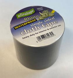 Waterproof heavy duty cloth tape for outdoor signage