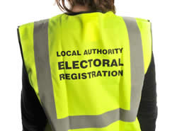 High Visibility Canvassers' Vest - Large Size