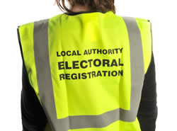 High Visibility Canvassers' Vest - Medium Size