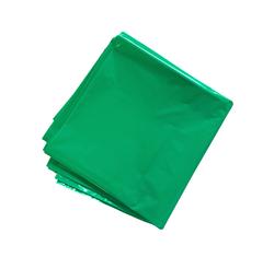 Green plastic sacks