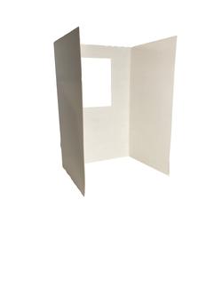 Desktop identity check privacy booth - cardboard