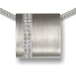 Sterling Silver Crystal Wrap-around Pendant (PRICE REDUCED)
