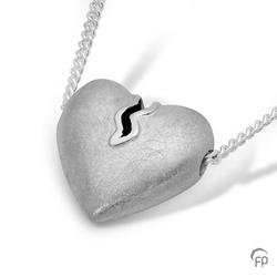 Sterling Silver Heartbreak Slide Pendant 