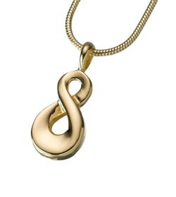 Gold Plate Infinity Pendant 