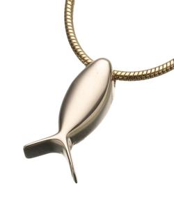 Gold Vermeil Fish (Ichthus) Pendant (PRICE REDUCED)