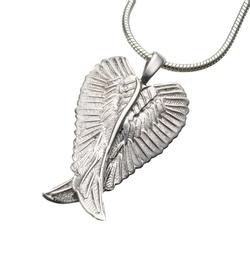 Sterling Silver Angel Wings Pendant 