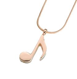 Gold Vermeil Musical Note Pendant (PRICE REDUCED)