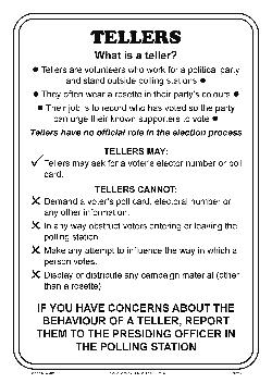 Sign - Tellers: What is a Teller?