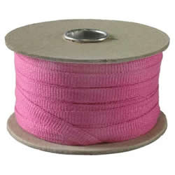 Legal Tape, Pink Cotton, 6mm Wide, 100 metres